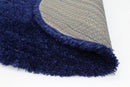 Sunset Canyon Navy Shaggy Round Rug