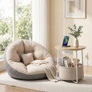 Floor Lounge and Coffee Table w/ Charging Station Set
