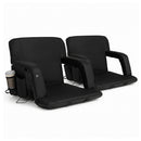 2X Floor Lounge Sofa Bed With Armrest Heated Cushion