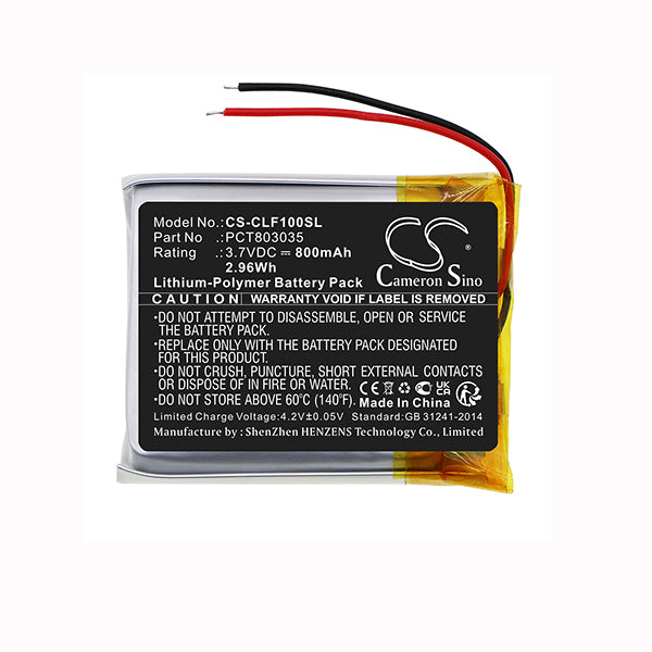 Cameron Sino Cs Clf100Sl 800Mah Battery For Cleer Flow Headset
