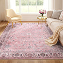 Floor Rug 200X290cm Large Washable Area Rug Vintage Living Room Carpet