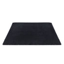 Floor Rug 200x230cm Plush Area Shaggy Rug Living Room Bedroom Carpet Black
