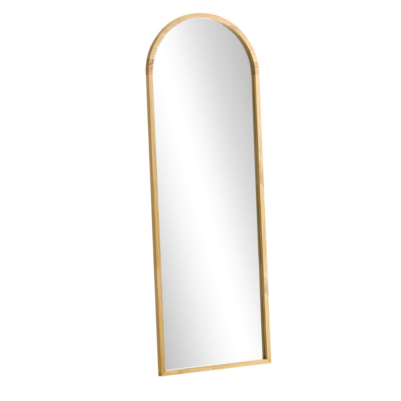 Wooden Full Length Mirror 180x70cm Arched Floor Mirrors