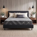 25cm King Memory Foam Mattress Gel Infused Foam Removable Cover