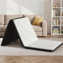 Folding Mattress 5cm Single Foldable Foam Bamboo Portable Camping Guest Bed Mat