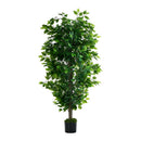 150cm Artificial Ficus Tree Potted Faux Plant