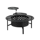Fire Pit BBQ Charcoal Smoker Portable Mesh Pits Outdoor Camping Fireplace