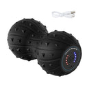 Electric Vibrating Peanut Massage Ball 5 Adjustable Levels High Power 3000RPM Motor 4D Floating Point Deep Tissue Trigger Point Muscle Relaxation Yoga Home Gym Type-C Rechargeable Support 80kg