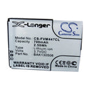 Cameron Sino Cs Fvm447Cl 700Mah Replacement Battery For Fritzfon