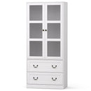 Buffet Sideboard 180cm Hutch Storage Cabinet Kitchen Drawer Door White