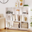 Bookshelf 3 Tiers 10 Cubes - CORA White