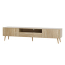 Entertainment Unit Stand Tv Cabinet Storage Drawer Cabinets 200Cm