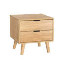 Bedside Table Drawers Nightstand Side End Table Storage Cabinet Pine Majd