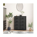 Fabric Dresser Bedroom Clothes Storage Organizer With 8 Drawers Black