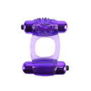 Fantasy Purple Dual Super Vibrating Cock Ring
