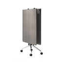 Fast Cut Folding Table Frame Only Polished Aluminium Feet Black Frame
