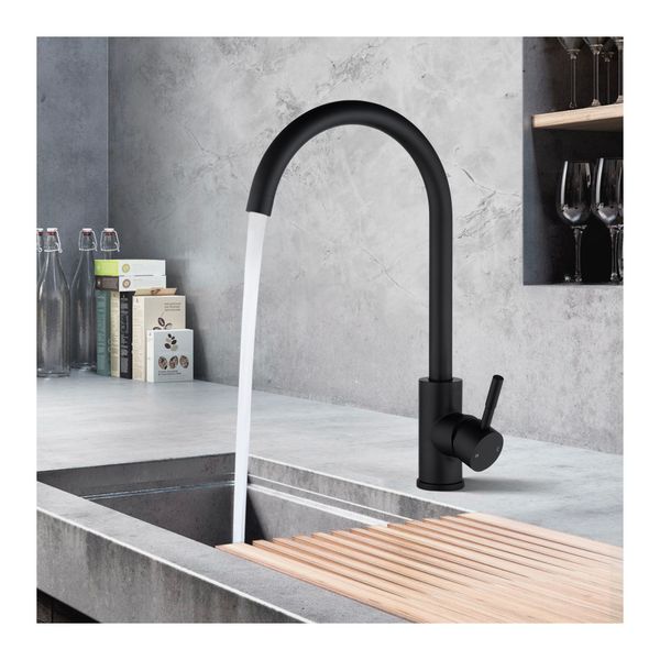 Kitchen Laundry Sink Mixer Tap Basin Vanity Faucet Swivel Spout