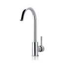 Chrome Kitchen Sink Mixer Tap Gooseneck Swivel Spout Laundry Sink