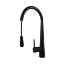 Black Kitchen Sink Mixer Tap Round Pull Out Tap Laundry Sink Faucets