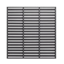 Fence Panel Wpc 180X180 Cm Grey