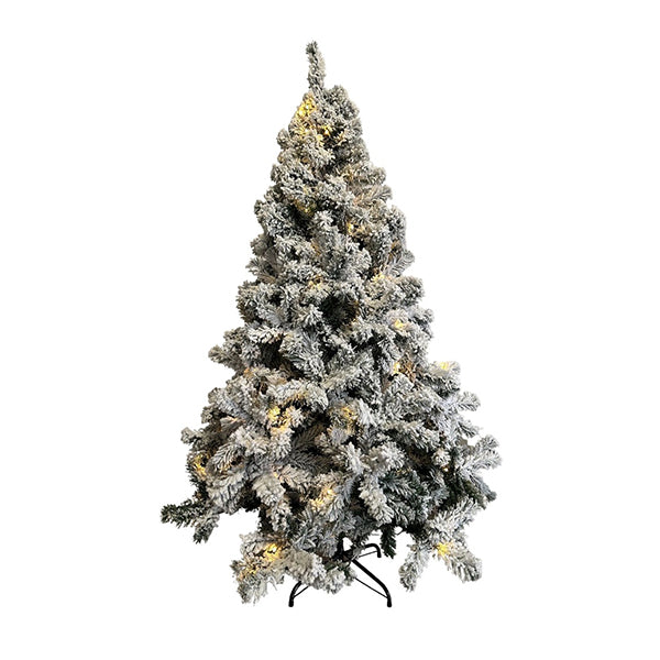 180Cm Christmas Tree With 250 Led Lights Warm White Snowy