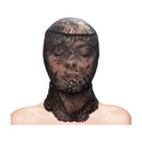 Fetish And Fashion Lace Hood Black