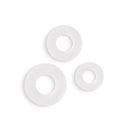 Firefly 3Pc Bubble Rings Glow In Dark Cock Rings Set Of 3 Sizes White