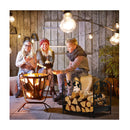 Heavy Duty Firewood Rack With 50 Kg Load Capacity For Stove Fire Pit