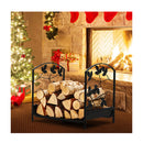 Heavy Duty Firewood Rack With 50 Kg Load Capacity For Stove Fire Pit