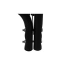 Firewood Rack Holder 4Ft Fireplace Tool Black