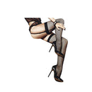 Fishnet Thigh High With Back Seam One Size
