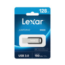 Lexar M400 128Gb Jumpdrive Usb3 Flash Drive Up To 150Mbs Read