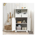 Bathroom Floor Cabinet With Open Shelf And 2 Drawers