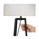 Floor Lamp Shelf Stand Modern Led Storage Shelves Living Room Light