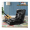 2X Floor Recliner Folding Lounge Sofa Futon Couch Folding Chair Cushion Black