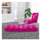 Floor Recliner Folding Lounge Sofa Futon Couch Folding Chair Cushion Pink