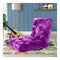 Floor Recliner Folding Lounge Sofa Futon Couch Folding Chair Cushion Purple