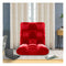 4X Floor Recliner Folding Lounge Sofa Futon Couch Folding Chair Cushion Red