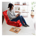 4X Floor Recliner Folding Lounge Sofa Futon Couch Folding Chair Cushion Red