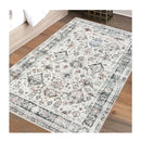 Floor Rug Vintage Short Pile Washable Carpet Soft Plush Non Slip
