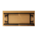 Flor Steel Table Frame Only Black Powdercoat 1500 W X 700 D Table Tops