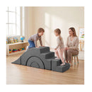 Foam Climbing Blocks For Toddlers 5 Piece Kids Toys Soft Play Grey