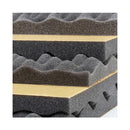 14Pc Acoustic Foam Wall Panels 50X50X5Cm