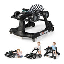 4In1 Foldable Activity Car Walker With Adjustable Height And Speed