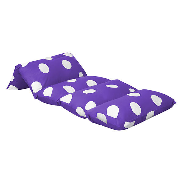 Foldable Mattress Kids Pillow Dark Grey And Purple