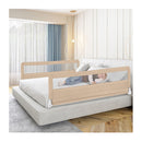 180 X 56 Cm Foldable Mesh Bed Rail With Safety Straps For Toddlers