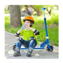 Foldable Scooter With Adjustable Height Handlebar Led Light For Kids