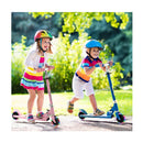 Foldable Scooter With Adjustable Height Handlebar Led Light For Kids
