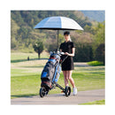 Folding 3 Wheel Golf Push Cart Adjustable With Elastic Straps