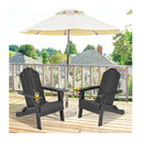 Folding Adirondack Chair With Cup Holder